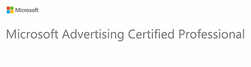 Bing badge white