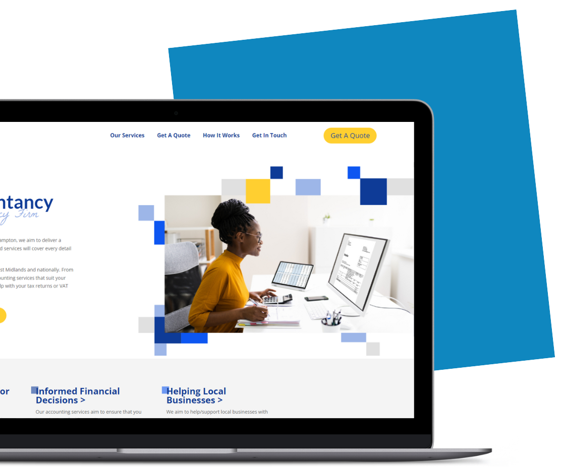 website finished website