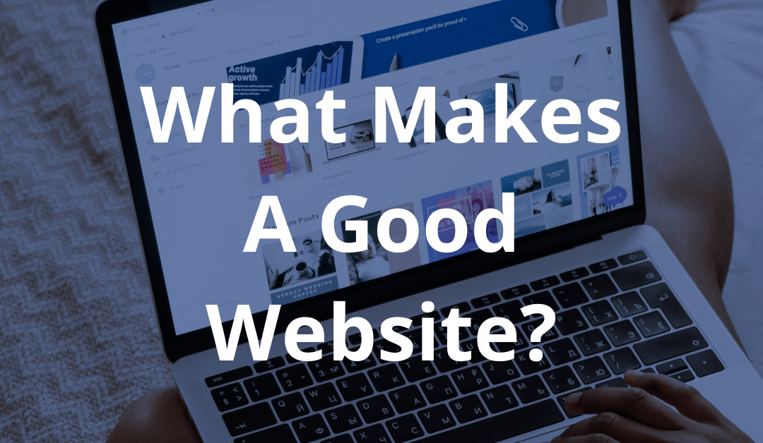 What makes a good website?